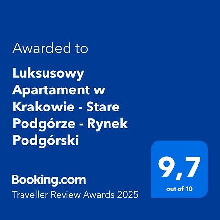 Luksusowy Apartament W Krakowie - Stare Podgorze - Rynek Podgorski Buitenkant foto